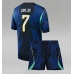 Brasil Vinicius Junior #7 Bortedraktsett Barn VM 2026 Kortermet (+ Korte bukser)